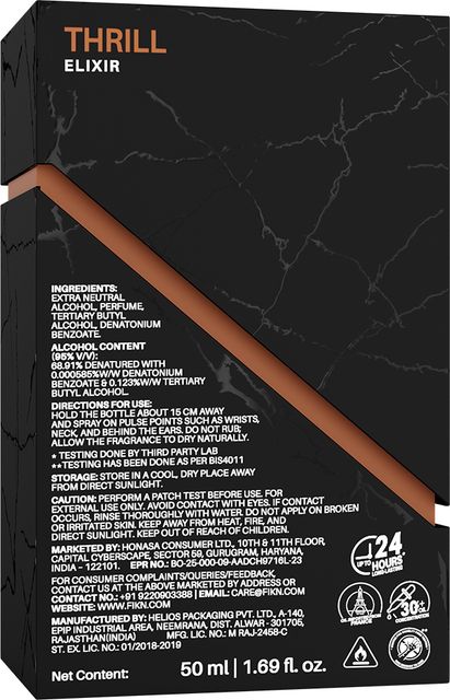 FIKN THRILL Spicy Leather Elixir Perfume for Men, 30%+ Oil Concentration Long Lasting Perfume - 50 ml (For Men) - Image 8
