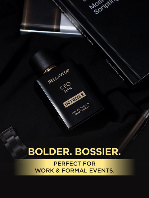 बेलावीटा CEO MAN INTENSE perfume with Citrus, Oriental Woody Notes|Long  Lasting Scent| Eau de Parfum 100 ml