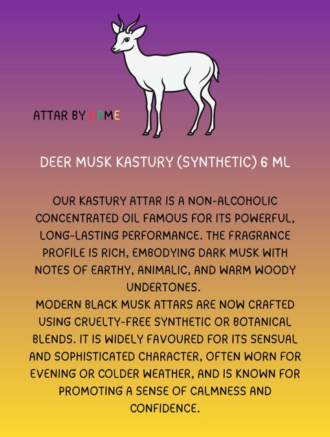 dpme DEER MUSK KASTURI Perfume Perfume ml