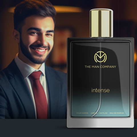 THE MAN COMPANY Intense EDP for Men – 100 ml No Gas Perfume Long  Lasting Fragrance Perfumes for Men Eau de Parfum 100 ml