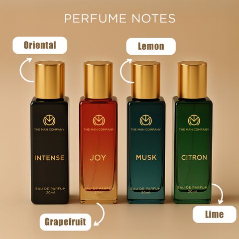 THE MAN COMPANY Perfume for Men Gift Set - 4*20ml | A Gentleman's Desire | Long-Lasting Premium Eau de Parfum - 80 ml (For Men) - Image 8