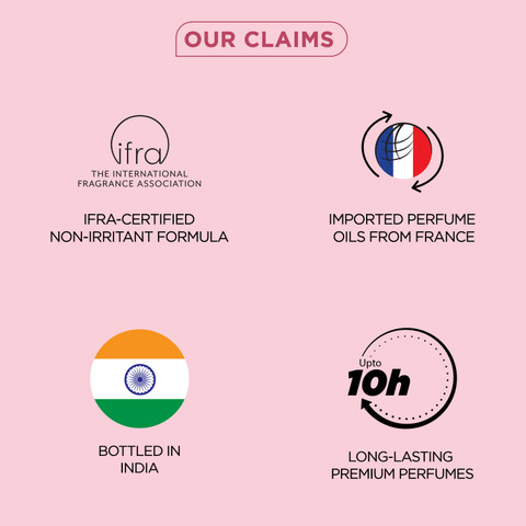 Buy BELLAVITA Ros  Eau De Parfum With Long Lasting Floral Fragrance