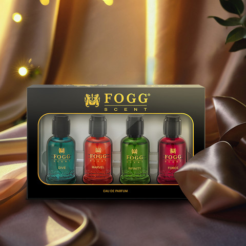 Buy FOGG Gift Set Pack of 4- Premium Perfume Scent With Long
