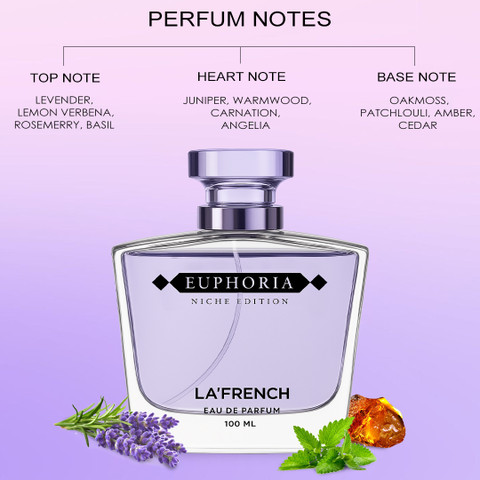 Buy La French Euphoria Eau de Parfum, 100 ml For Men and Women Eau