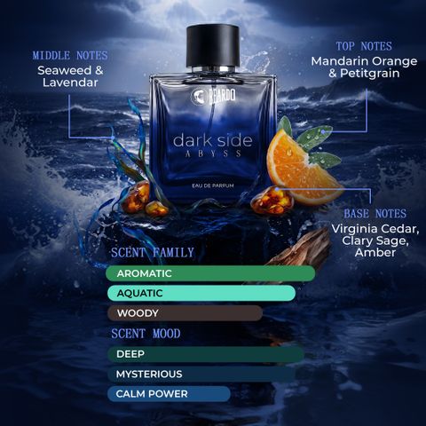 BEARDO Dark Side Abyss Perfume 100ml Eau de Parfum - Image 4