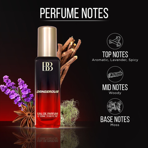 Buy BERGAMOT BEAUTE Dangerous Eau de Parfum Long Lasting Perfume