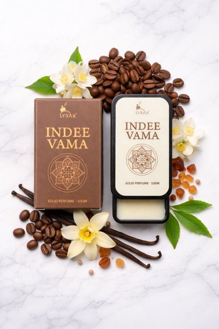 LYRAX Indee Vama & Rowdy Man Solid Perfume | Long Lasting Pocket Perfume (2x10gm) Eau de Parfum - 20 ml (For Men & Women) - Image 6