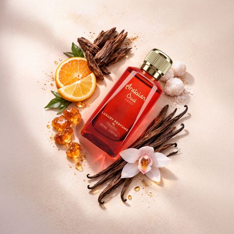 MissBliss Arabian Oud Long Lasting Unisex Fragrance - Sweet Amber & Vanilla Musk Notes Eau de Parfum - 100 ml (For Men & Women) - Image 5