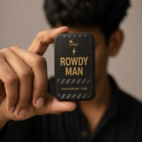 LYRAX Indee Vama & Rowdy Man Solid Perfume | Long Lasting Pocket Perfume (2x10gm) Eau de Parfum - 20 ml (For Men & Women) - Image 7