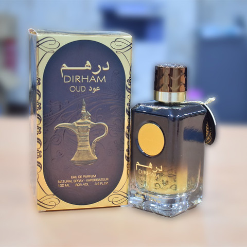 Lattafa DIRHAM OUD by Ard Al Zaafaran, 100 ml EDP for Unisex Eau de Parfum  100 ml