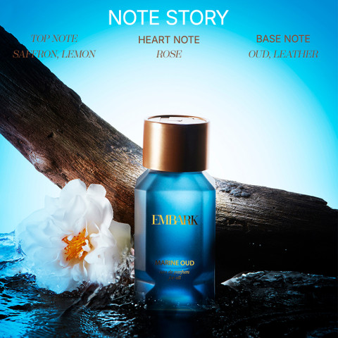 EMBARK Oud Marine Unisex Premium Luxury Perfume, Long Lasting Oriental  Floral Eau de Parfum 100 ml
