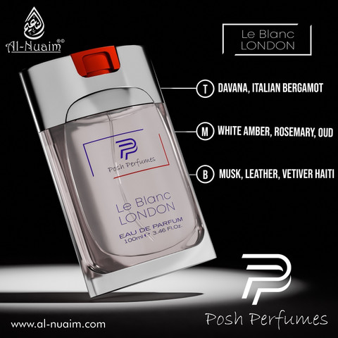 Buy Al-Nuaim Le Blanc London Posh Perfume Long Lasting Fragrance
