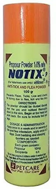 Pet Care Notix powder 100 ml Pet Coat Cleanser Price in India