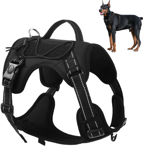 gustave Dog Vest Harness, Rottweiler Dog Belt for Medium Large Dogs,  No-Pull Pet Harness Dog Standard Harness