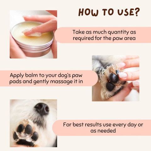 COCO CRUSH Paw Balm for Dogs, Cats 100% Natural Care for Cracked, Dry  Paws Snout Pet Conditioner