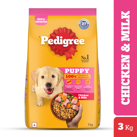 PEDIGREE 100% Nutrition Chicken, Milk kg Dry Young Puppy Food