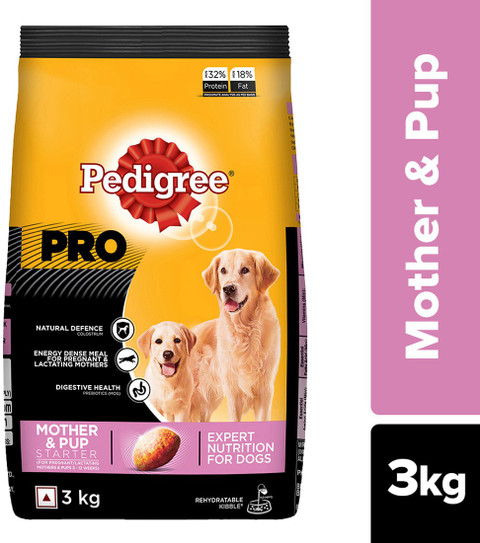 PEDIGREE PRO Expert Nutrition for Lactating/Pregnant Mother Pup (3-12  weeks) kg Dry New Born Dog Food