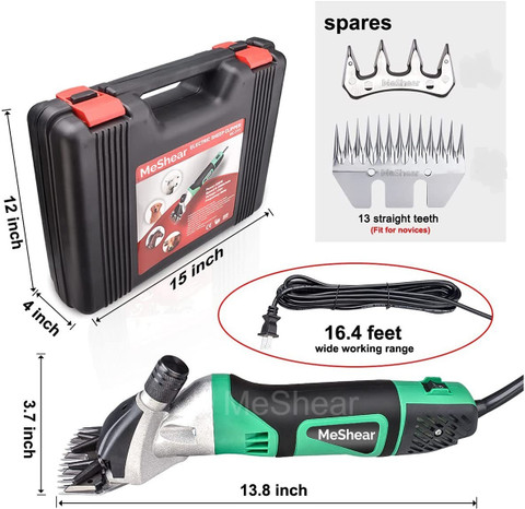 MeShear ST777 1200W with 1 Extra Blade Sheep/Goat Hair cutting