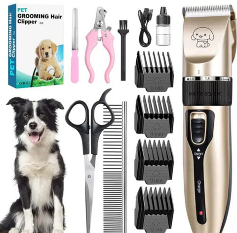 Dominic Pet Hair Thick Coats Clippers Trimmers Set, Suitable for