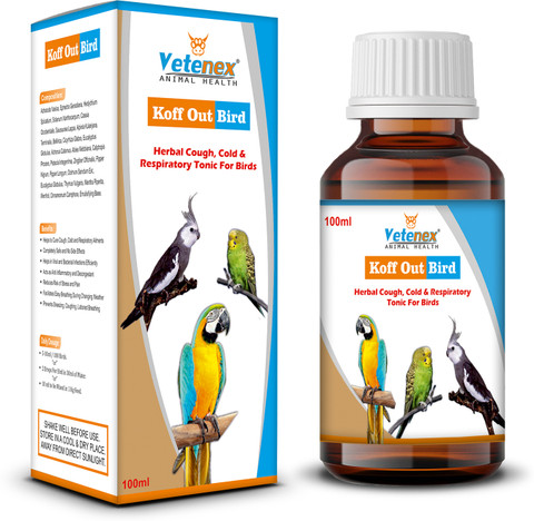 VETENEX Koff Out Bird Respiratory Syrup, Cough, Cold Supplement