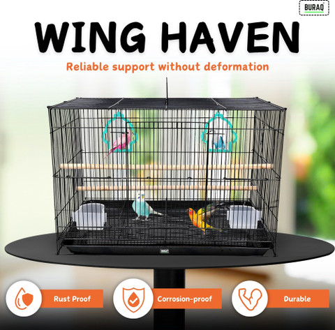Buraq PETS FT Bird Cage Best for Lovebird/Pet, Parrot, Parakeet