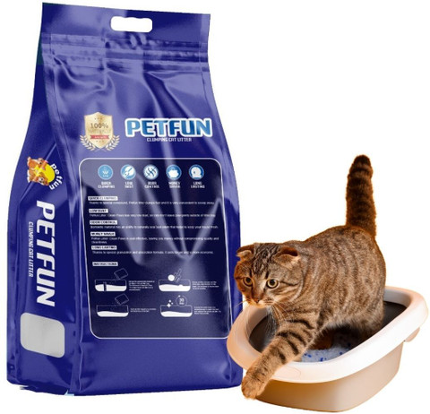 PET FUN Cat Litter Sand high Absorption Odor Control Easy