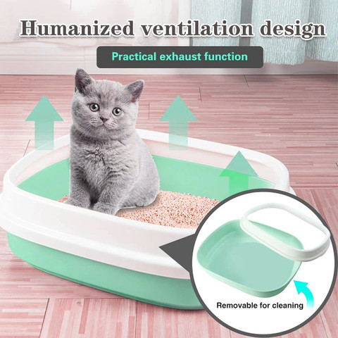 Pawwfect Imported Cat Litter Tray with Free Cat Litter Scooper