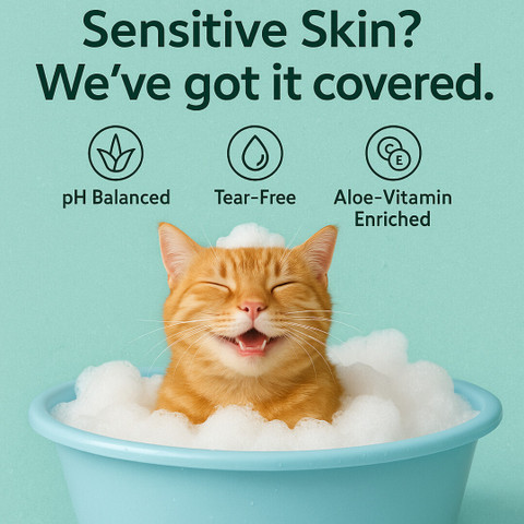 Zoivane Extra White in Cat Shampoo Conditioner, 100% Natural