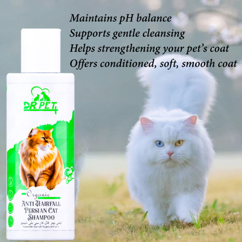 DR PET PLUS Anti Hairfall Persian Cat Shampoo Help In Reduces Hair