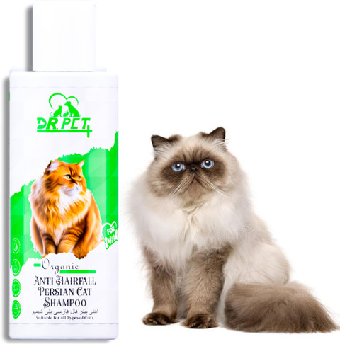 DR PET PLUS Anti Hairfall Persian Cat Shampoo Help In Reduces Hair Fall,  Strengthening Coat Conditioning Fresh Fragrance, Hair Deshedding Cleanser  For