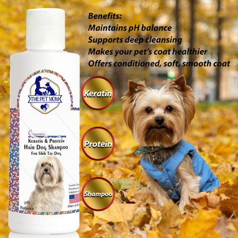 THE PET MOM Keratin Protein Hair Dog Shampoo For Shih Tzu Dog