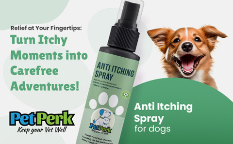 petperk Anti-Itching Spray for Dogs Soothing Relief for Itchy Skin  Anti-itching, Conditioning Fresh Spray Dog Shampoo