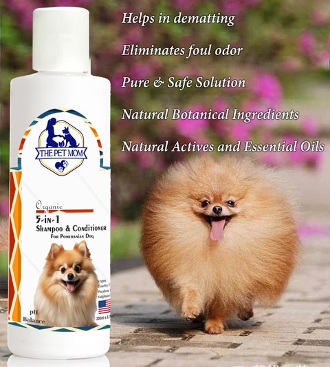 THE PET MOM In Shampoo Conditioner For Pomeranian Dog/Puppy Deep  Cleans, Refreshing, Conditioning Fresh Fragrance, Anti Itching, Anti  Fungal,