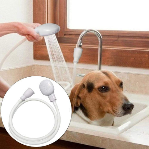 Pet Needs Pet Shower Sprayer for Bathtub Faucet Bathing Sink Dog