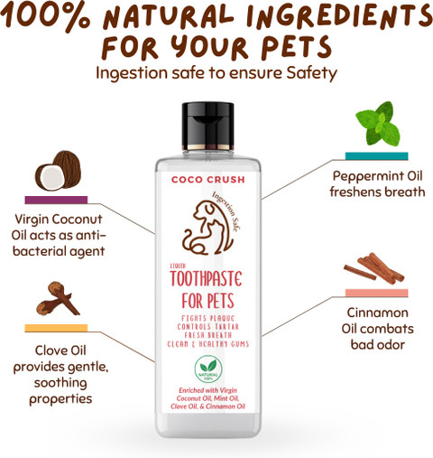 Cat Toothpaste Toothpaste For Dogs Recipe COCO CRUSH Natural Pet