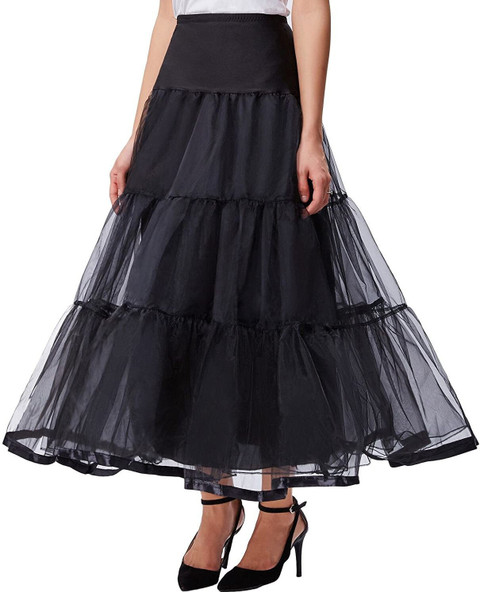 Tulle Petticoat Plus Size Black Petticoat Black Slip Skirt Plus