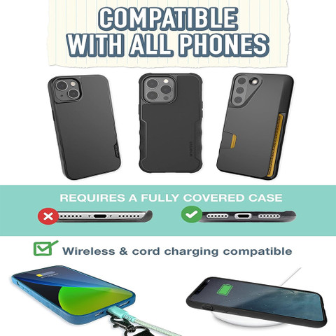 Wiska Mobile Lanyard Crossbody Hanging Chain Holder Sling Carry