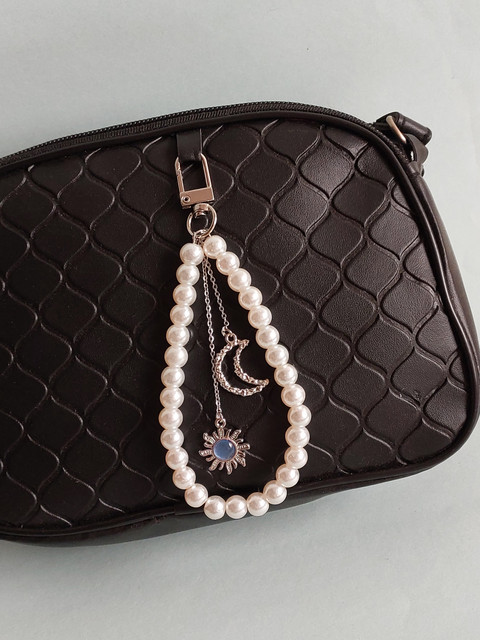 【JOSEMOON】 BAG CHARM JMS HUB Sun Moon Bag Charm Keychain- Car Moon accessories Key