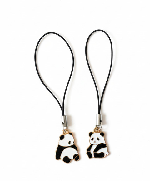 Quvira Cute Cartoon & Pearl Shell Mobile Phone Hanging Charm Phone