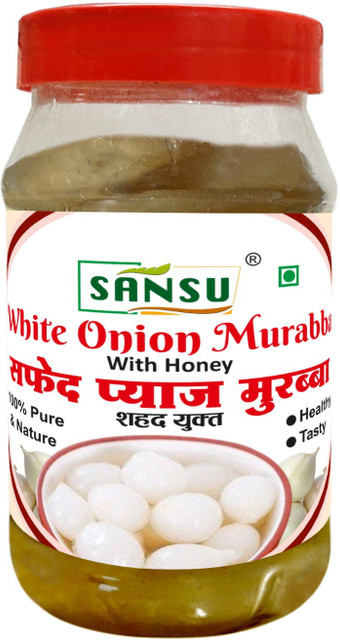SANSU HEALTH CARE Onion Murabba White Onion Murabba Pyaz ka murabba 1kg  Onion Murabba