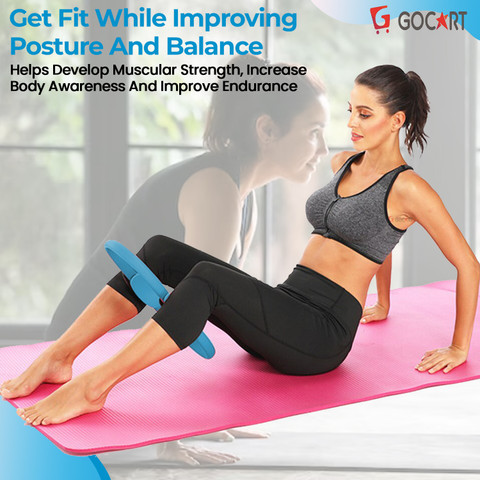 GOCART Fitness Ring, Exercise Yoga Pilates Magic Circle Pilates Ring