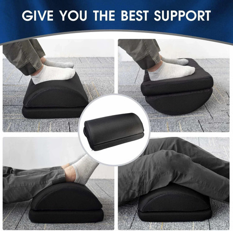 METRON Foam Orthopaedic Pillow Pack of Solid Foot Rest Office