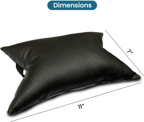 Sleepsia Memory Foam Cushion Pack of 1 Solid Small Car Headrest