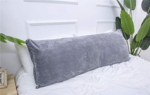 Heaven Luxurious Polyester Fibre Body Pillow Pack of Nature Luxury Full  Body Support Sleeping Hug Long Pillow with Zipper Washable Cover