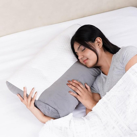 RELAX COMPANY Polyester Fibre Orthopaedic Pillow Pack of