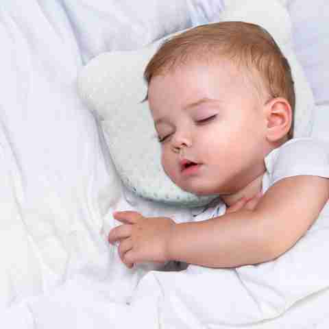 Sleeping Best Flat Head Syndrome Pillow Fazista Memory Foam Baby