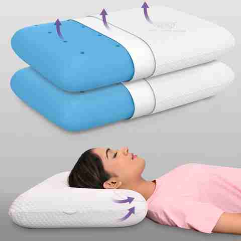 Armor Pillow Anko Memory Foam Pillow MY ARMOR Orthopedic Cooling