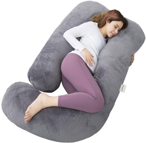 Oyo Baby Microfibre Pregnancy Pillow Pack of Solid J Shape