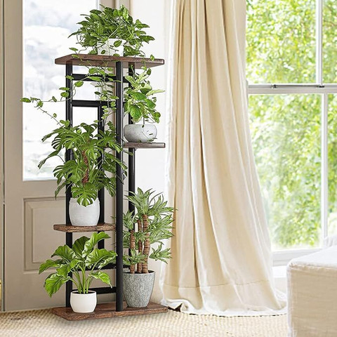99  大きめ　花台 Indian Decor 44599 Plant Stand Indoor Corner Plant Shelf Metal