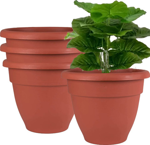 Urban Infotech 18 Inch Plastic Planter Big Size Flower Pot For Indoor  Outdoor Garden Home Decor Plant Container Set Price in India - Buy Urban  Infotech 18 Inch Plastic Planter Big Size